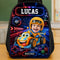 Custom Photo Kids Front Printed Backpack Personalized Back To School Gifts For Kids Cruising Into