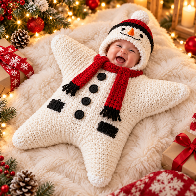 Christmas Star Baby Romper, Holiday Newborn Outfit, Santa Snowman Gingerbread & Elf Styles